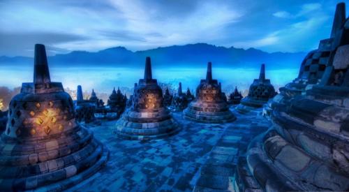 Templo Borobudur-Indonesia