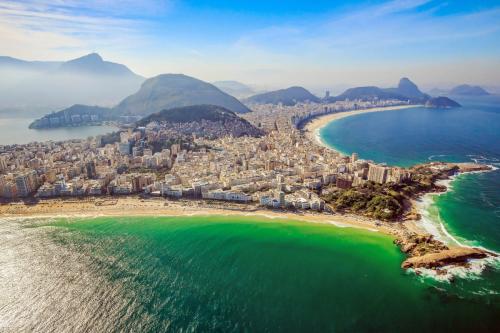 Copacabana e Ipanema-Brasil